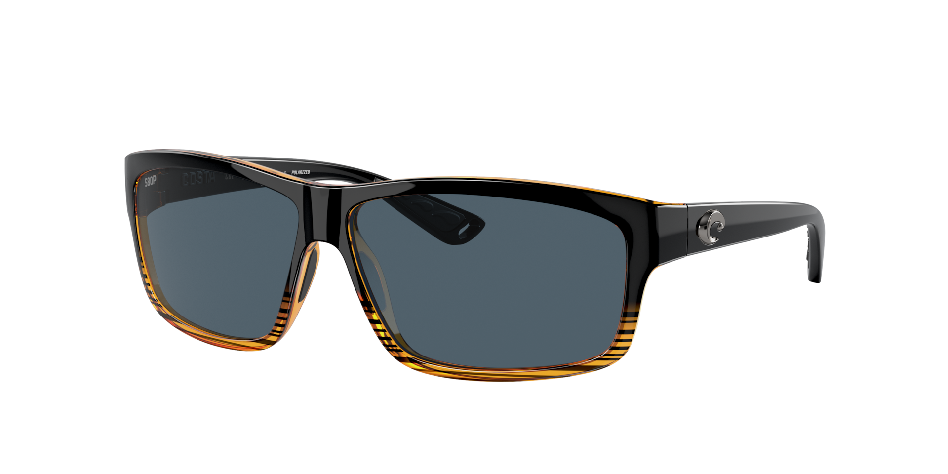 Costa Unisex Sunglass Cut - Couleur du Monture Dgrad noix de coco Couleur de Lentille Gris 83 €