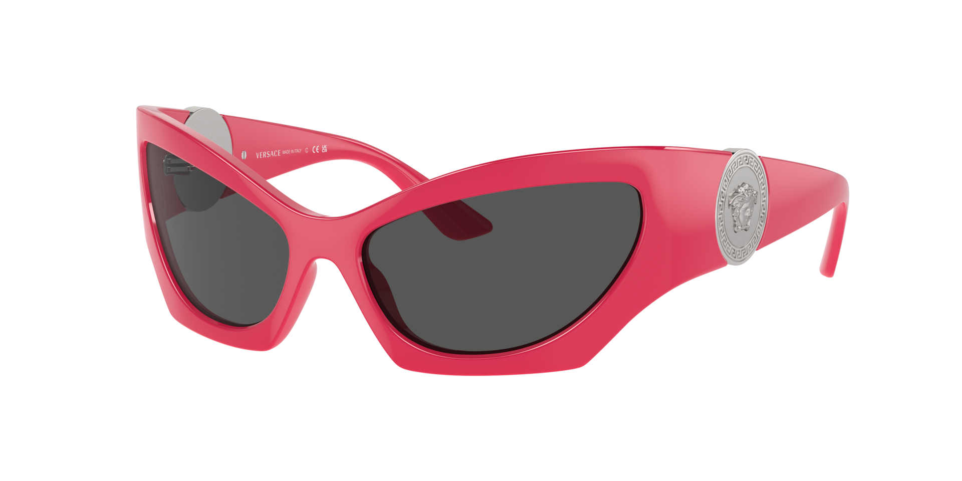 Versace Woman Sunglass VE4450 -  Frame color: Pink, Lens color: Dark Grey