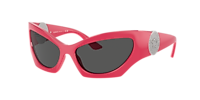 Versace VE4450 M (60 - 16) with Grey lenses and Pink frame  display picture 1