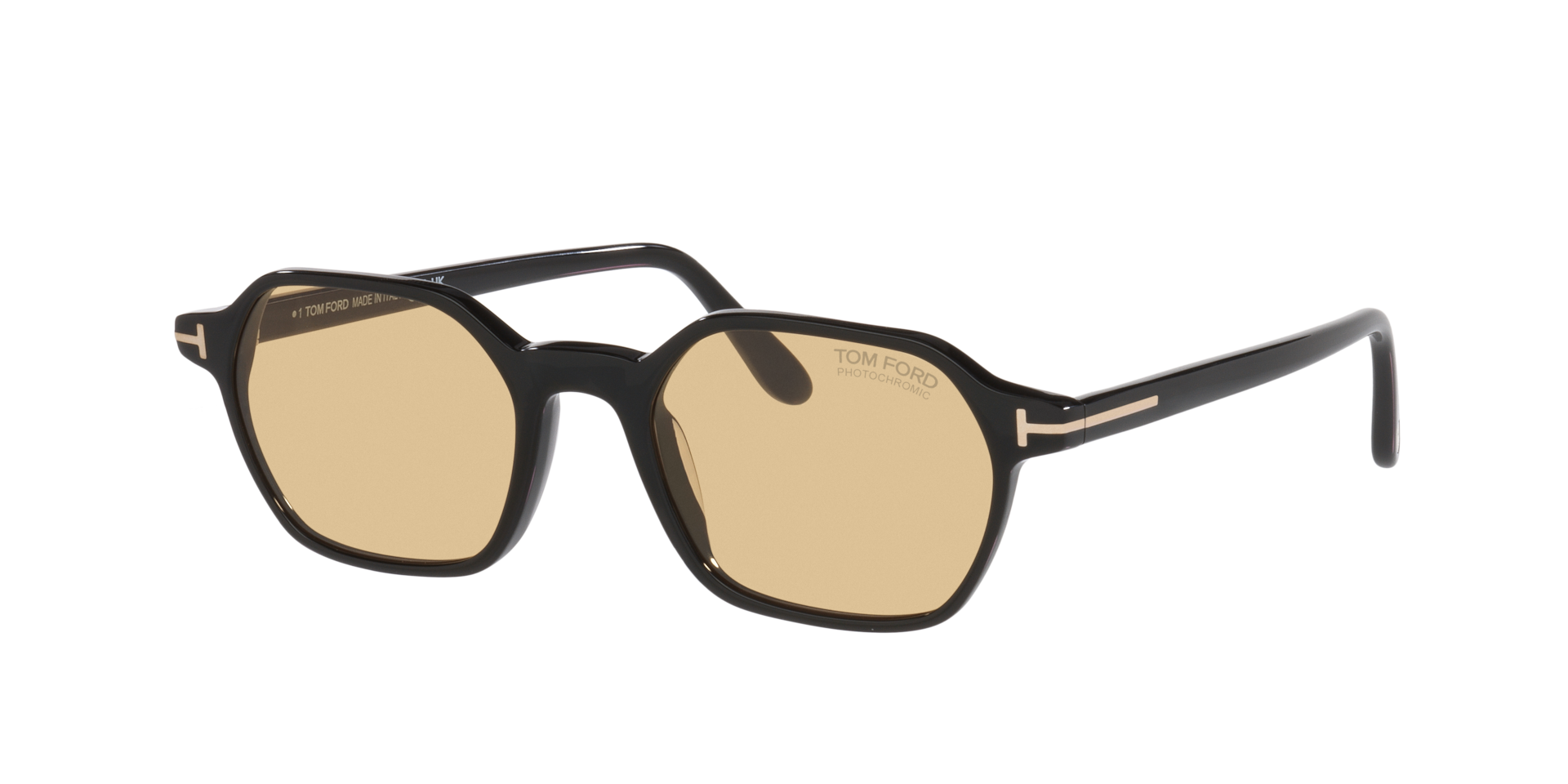 Tom Ford Joey-02 XXL (51 - 20) with Brown lenses and Black frame