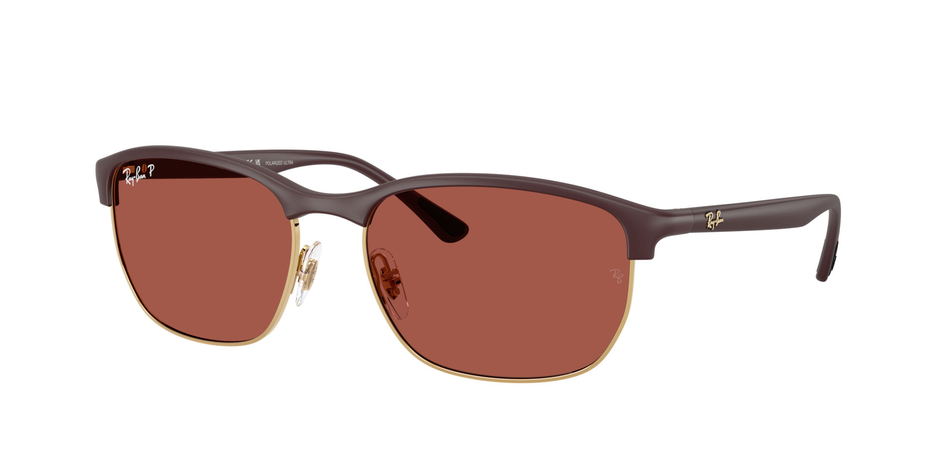 Ray-Ban Unisex Sunglass RB4469 Polarized S Lenses - Couleur du Monture: Sable Violet, Couleur de Lentille: Rouge polarisé S
