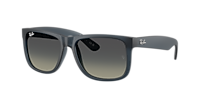 Ray-Ban Justin Classic S (54 - 16) with Grey lenses and Black