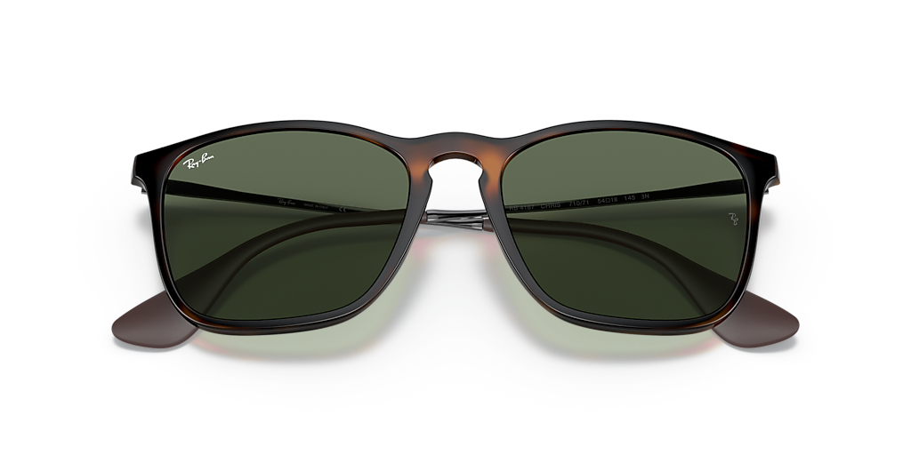 Ray-Ban Chris M (54 - 18) with Green lenses and Tortoise frame