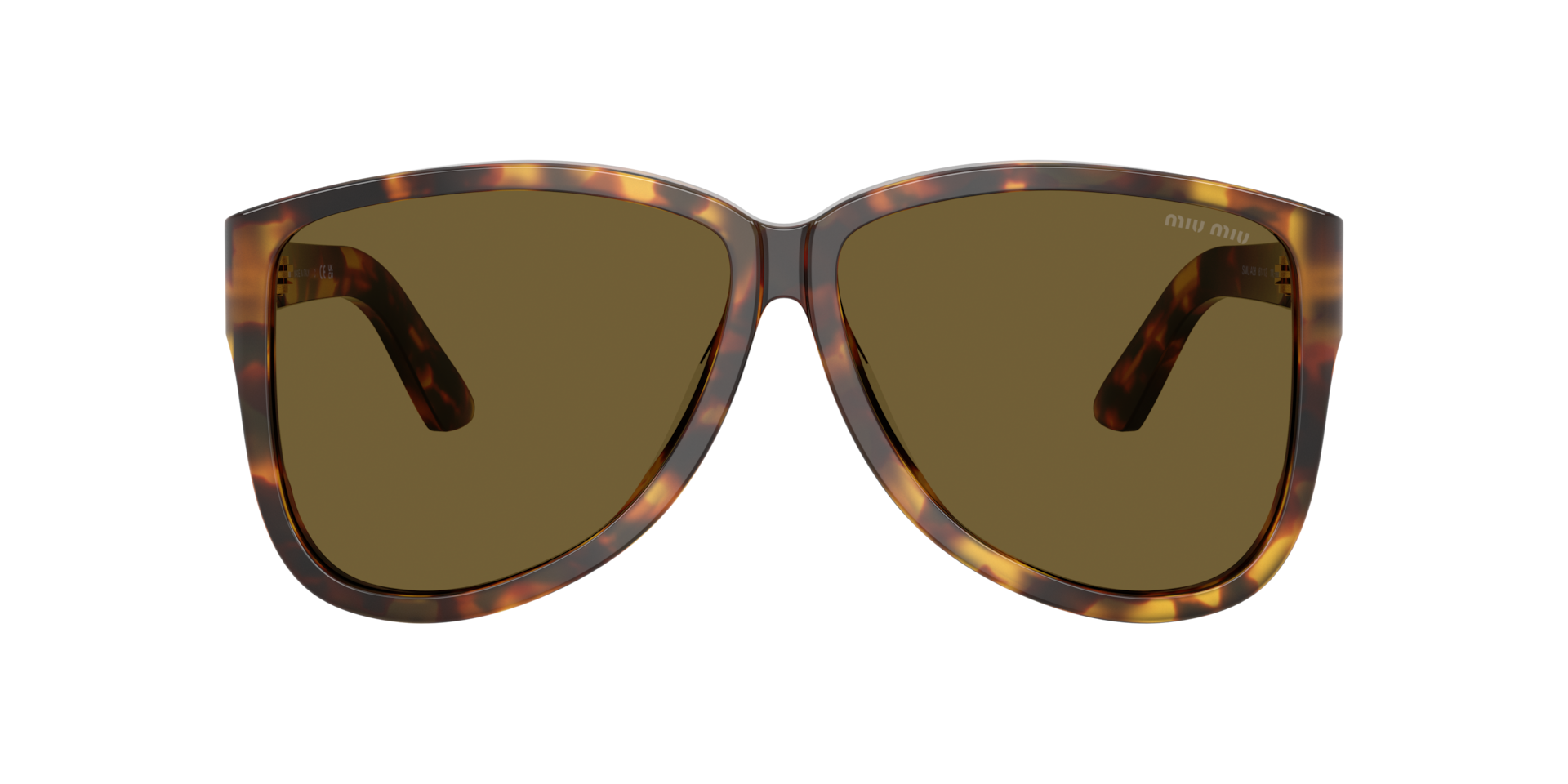 Miu Miu MU A08S M (61 - 12) with Brown lenses and Tortoise frame