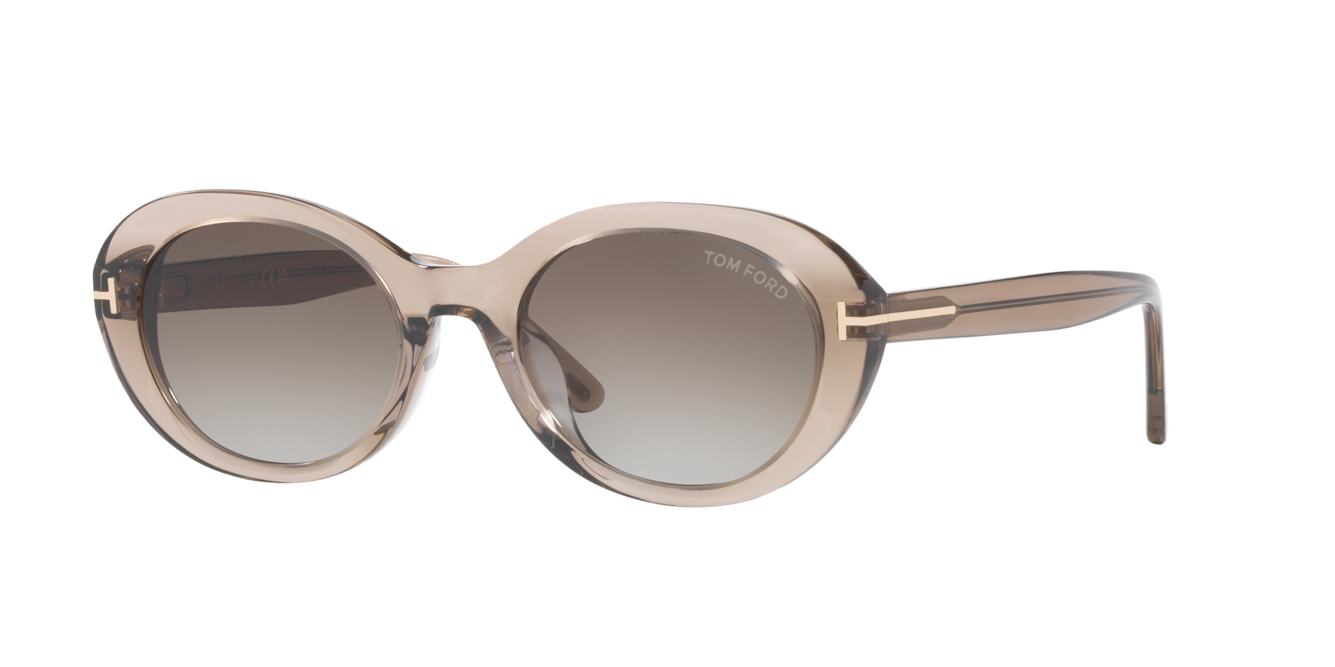 Tom Ford Femme Sunglass FT1172-K - Couleur du Monture Marron clair Couleur de Lentille Dgrad marron 224 €