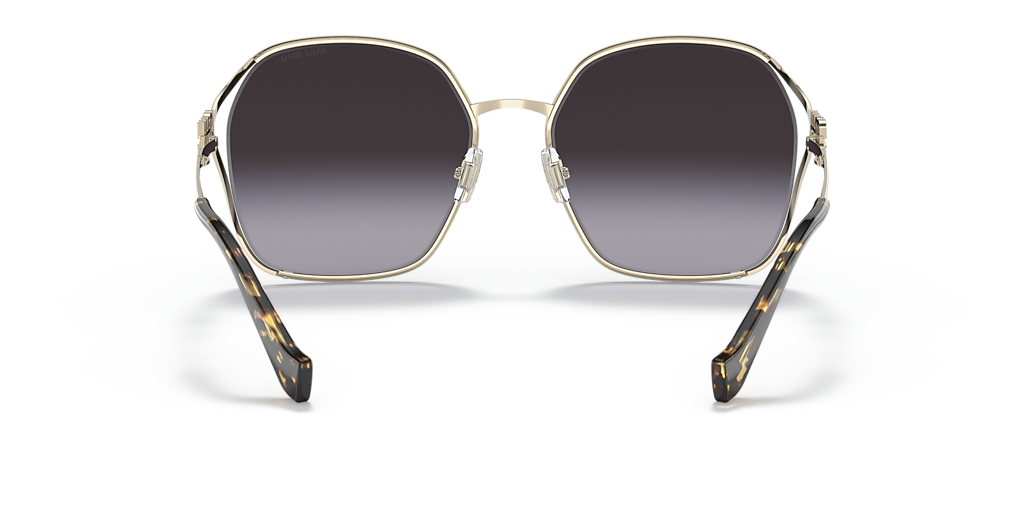 Miu Miu MU 52WS XL (60 - 19) with Grey lenses and Gold frame