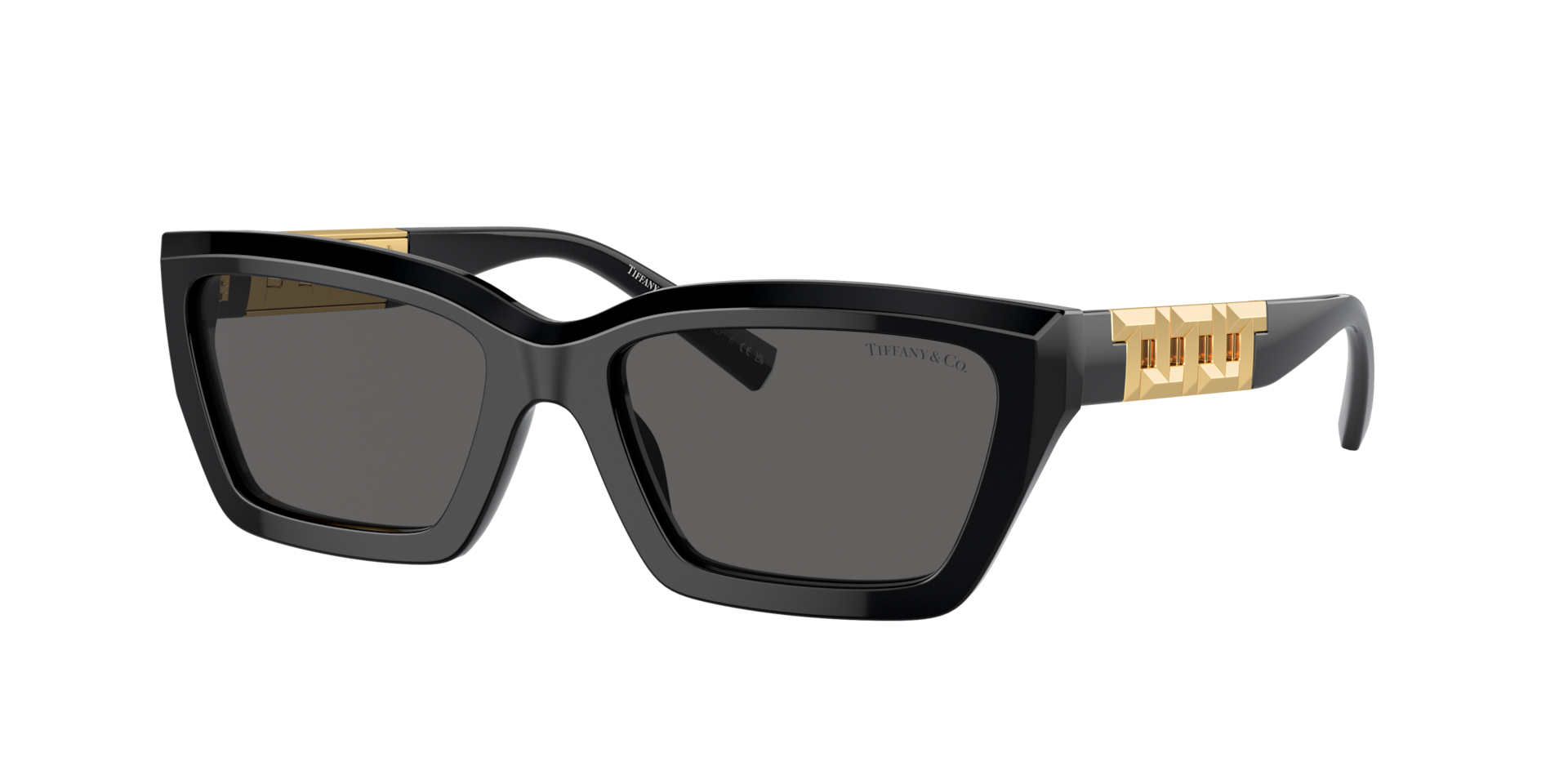 Tiffany & Co. Woman Sunglass TF4213 -  Frame color: Black, Lens color: Dark Grey