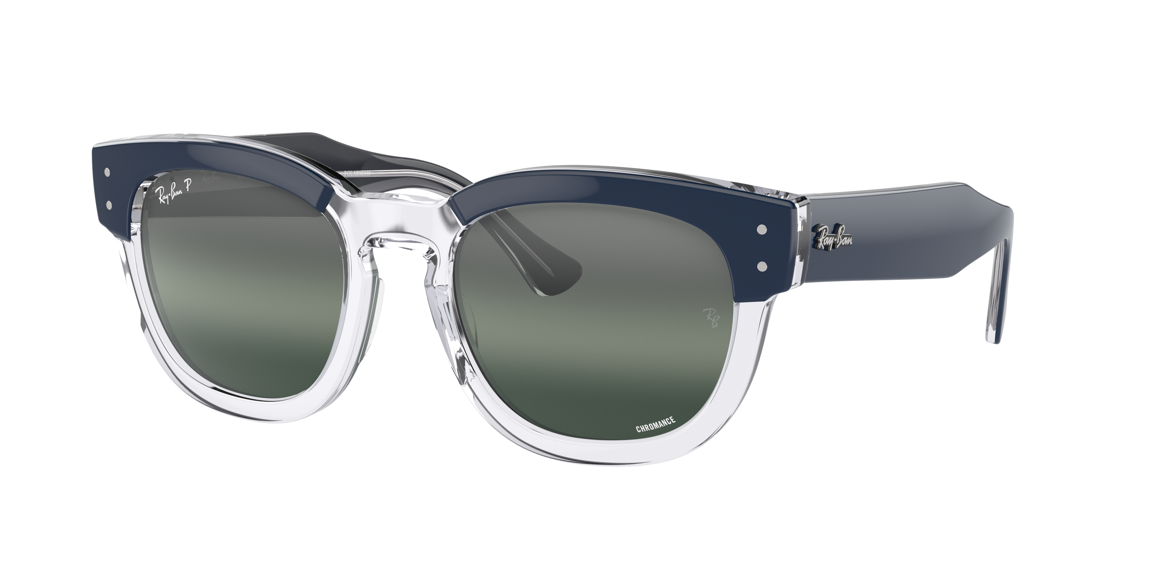 Ray-Ban Mega Hawkeye Chromance L (53 - 21) with Transparent lenses