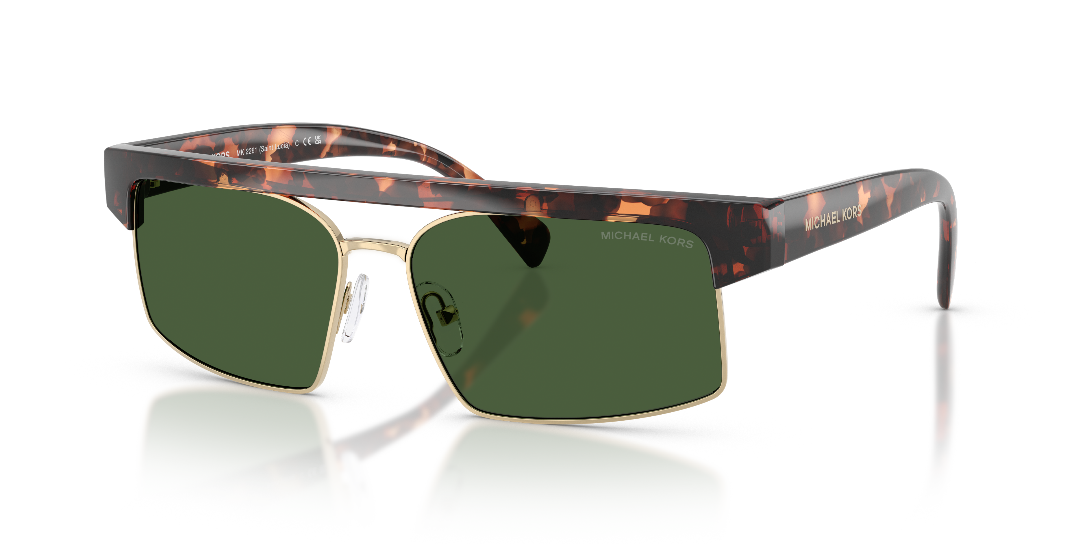 Michael Kors Saint Lucia XL (59 - 15) with Green lenses and