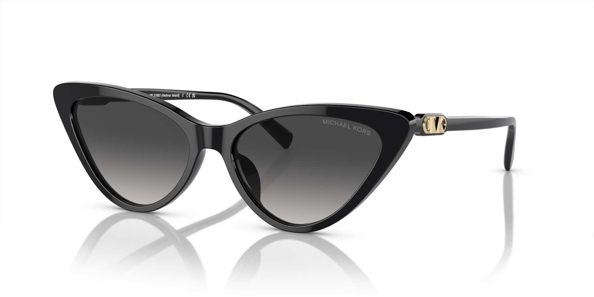 Michael Kors Harbour Island M (56 - 16) with Grey lenses and Black