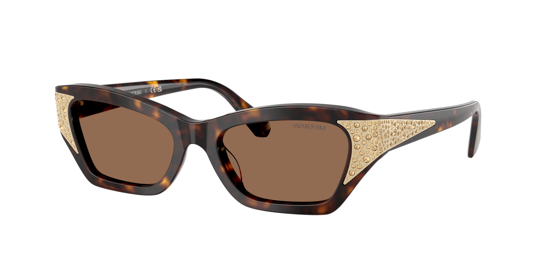 Swarovski SK6029 XL (53 - 18) with Brown lenses and Brown frame
