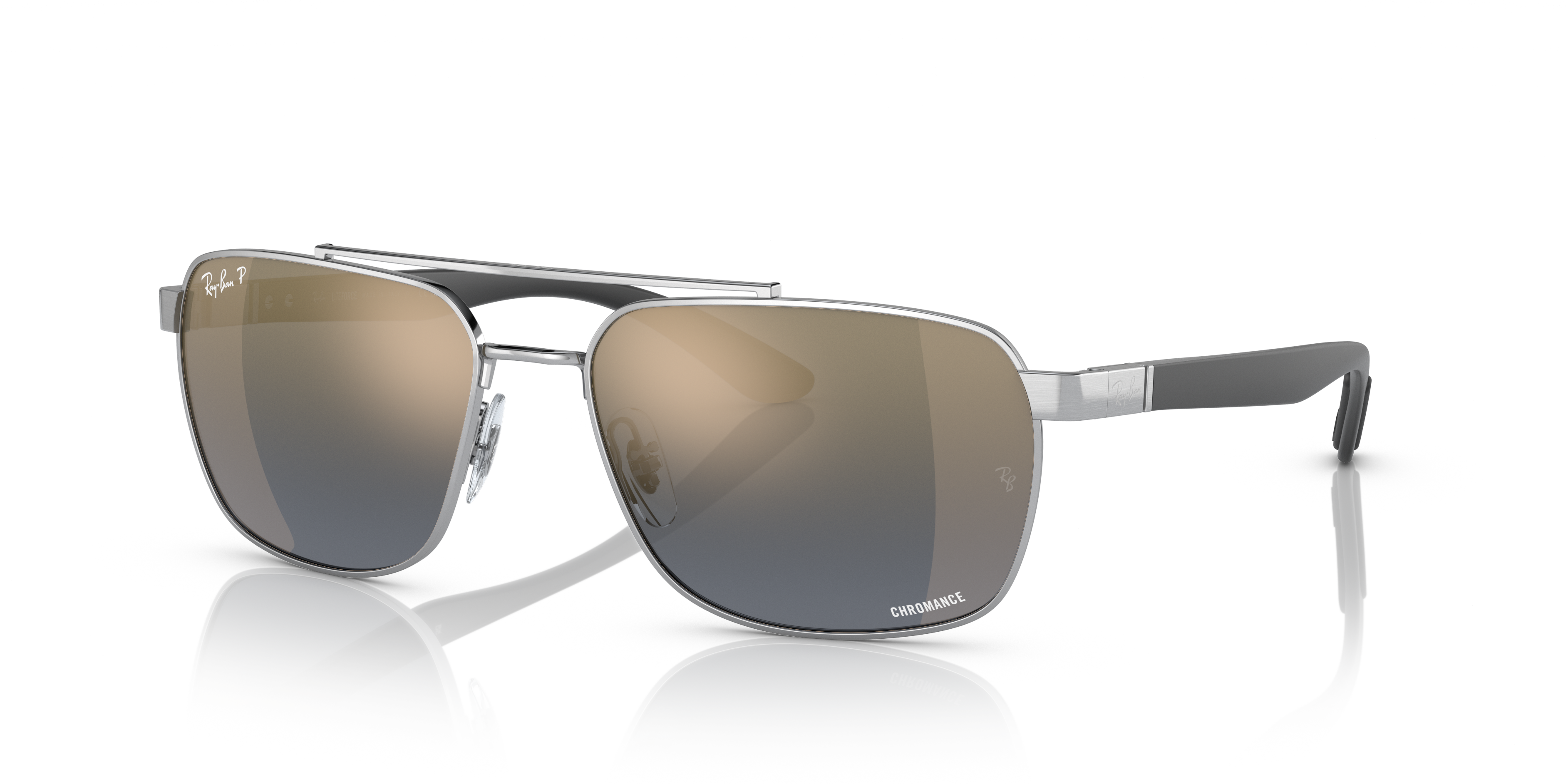 Ray-Ban RB3701 Polarized+ Lenses XXL (59 - 17) with Blue lenses