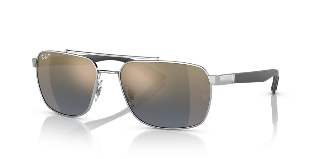 Ray-Ban RB3701 Polarized+ Lenses XXL (59 - 17) with Blue lenses