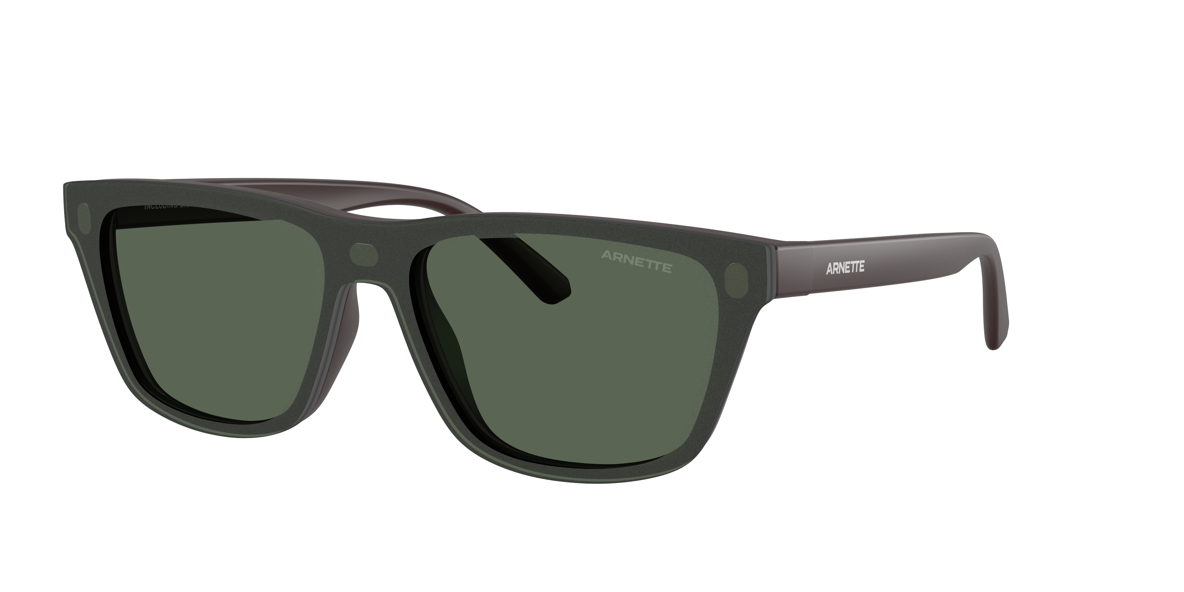 Arnette Man Sunglass AN4376 -  Frame color: Matte Brown, Lens color: Clear