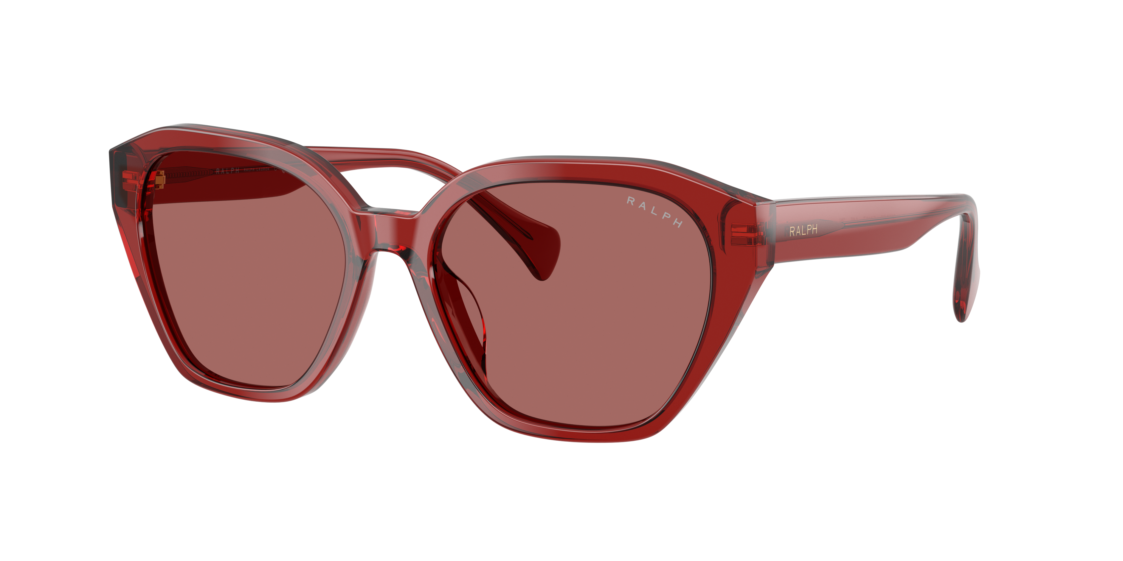 Ralph Woman Sunglass RA5315U -  Frame color: Shiny Burgundy, Lens color: Gradient Light Violet