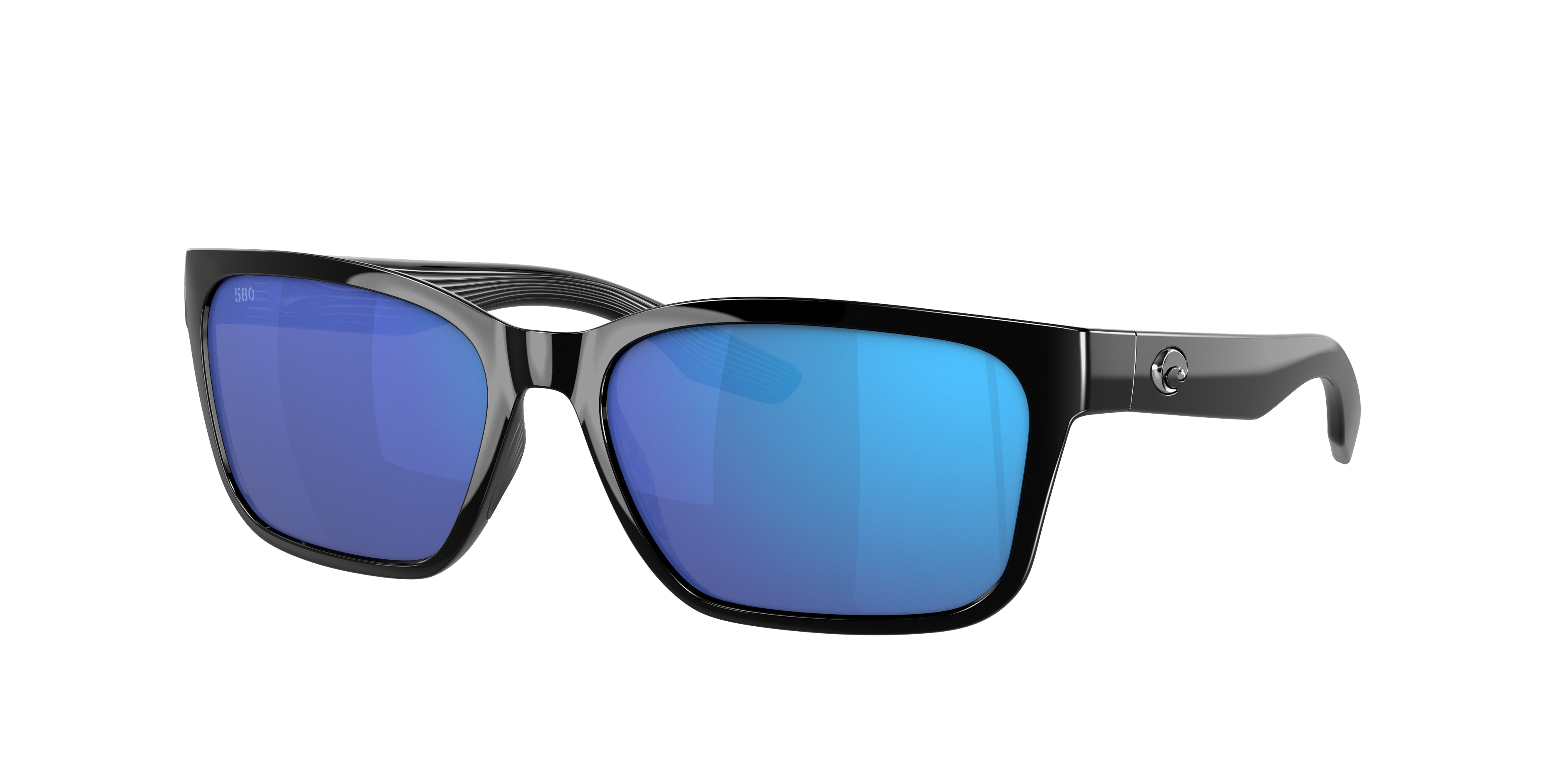 Costa Woman Sunglass Palmas -  Frame color: Black, Lens color: Blue Mirror