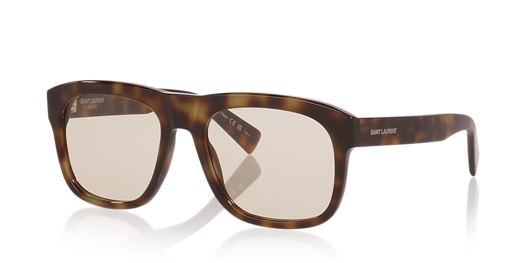 Saint Laurent SL 558 L (57 - 19) with Brown lenses and Tortoise