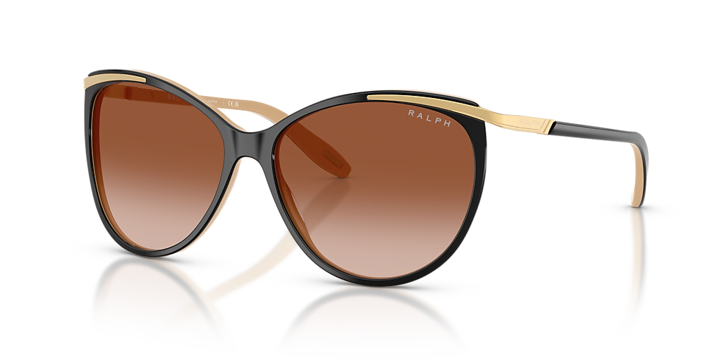 Ralph RA5150 L (59 - 15) com Lentes Marrom e Armação Preto