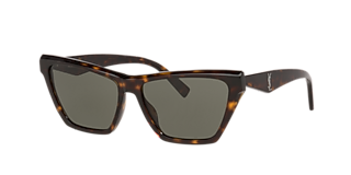 Saint Laurent SL 570 XL (54 - 17) with Black lenses and Black
