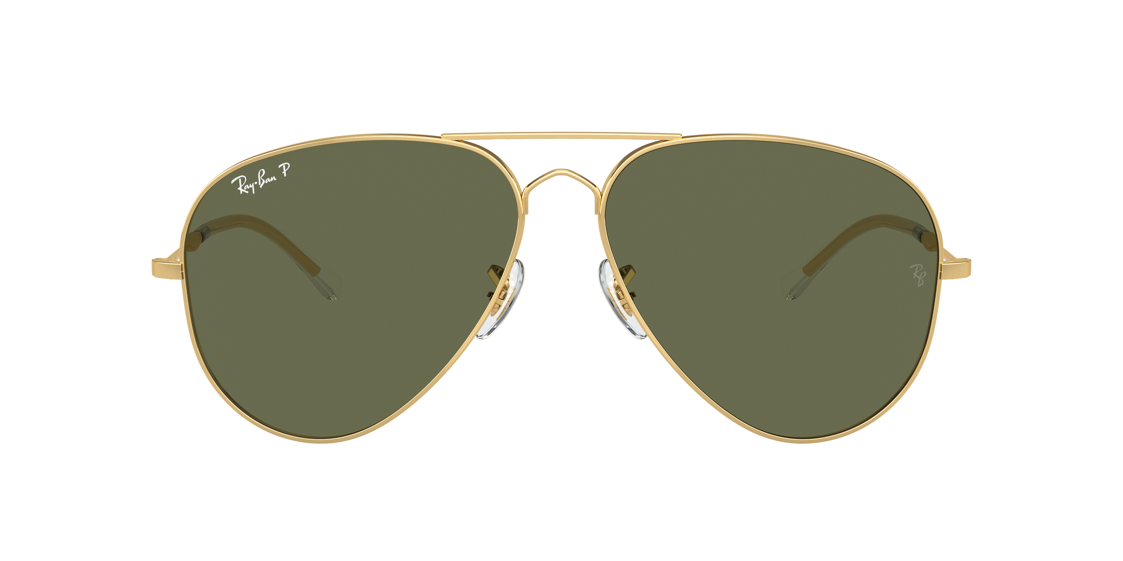 Ray-Ban Old Aviator XL (58 - 14) with Green lenses and Gold frame