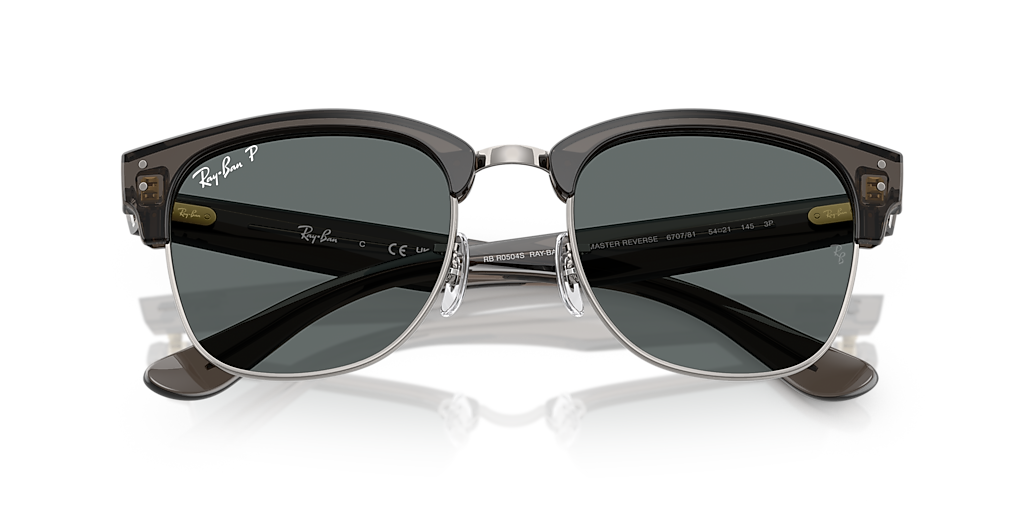 Ray-Ban Clubmaster Reverse S (51 - 21) com Lentes Cinza e Armação