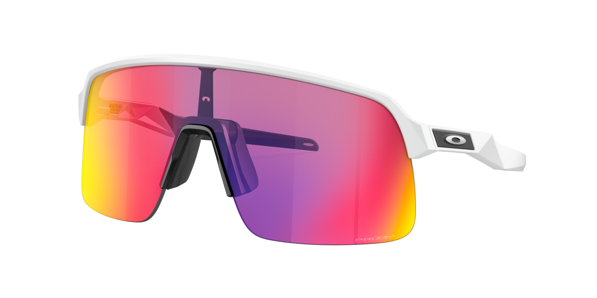 Oakley Unisex Sunglass Sutro Lite - Color del Marco: Blanco Mate, Color de la Lente: Prizm Road