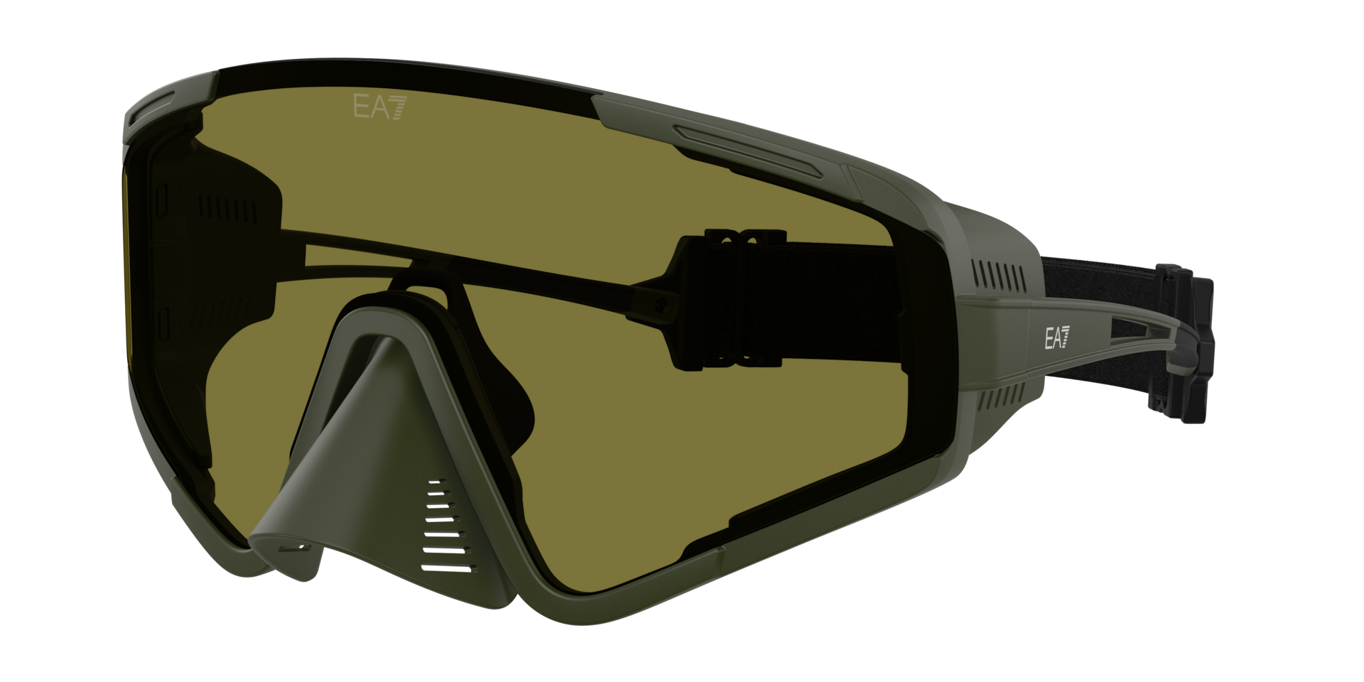 EA7 Man Sunglass Q74009 -  Frame color: Matte Military Green, Lens color: Green