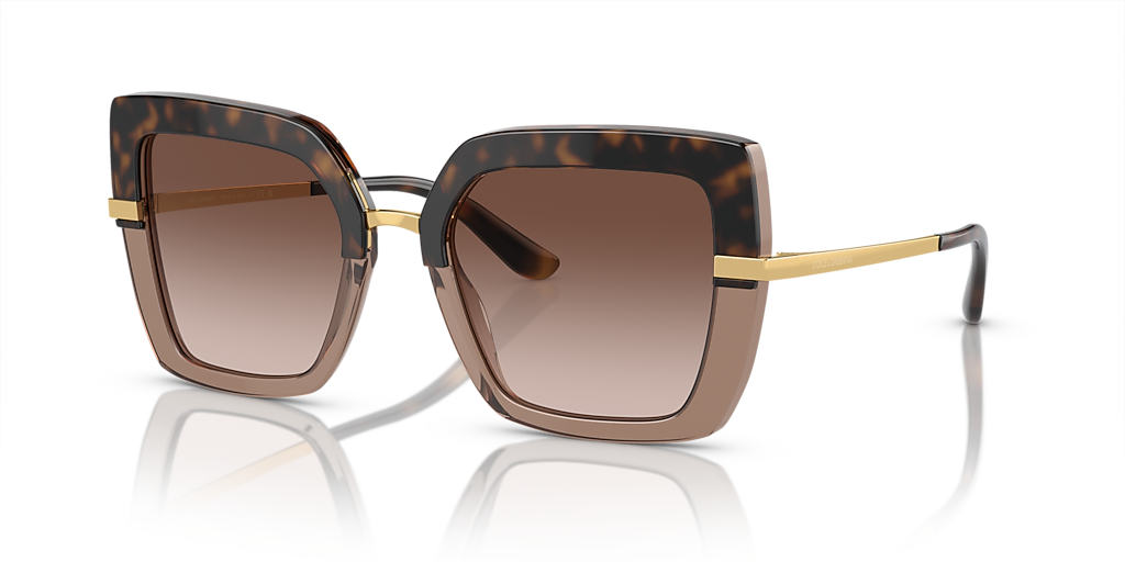 Dolce&Gabbana DG4373 XL (52 - 21) with Brown lenses and Tortoise