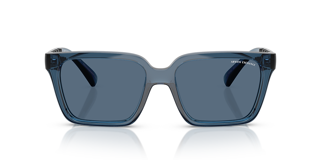 Armani Exchange AX4147S M (56 - 17) with Blue lenses and Blue