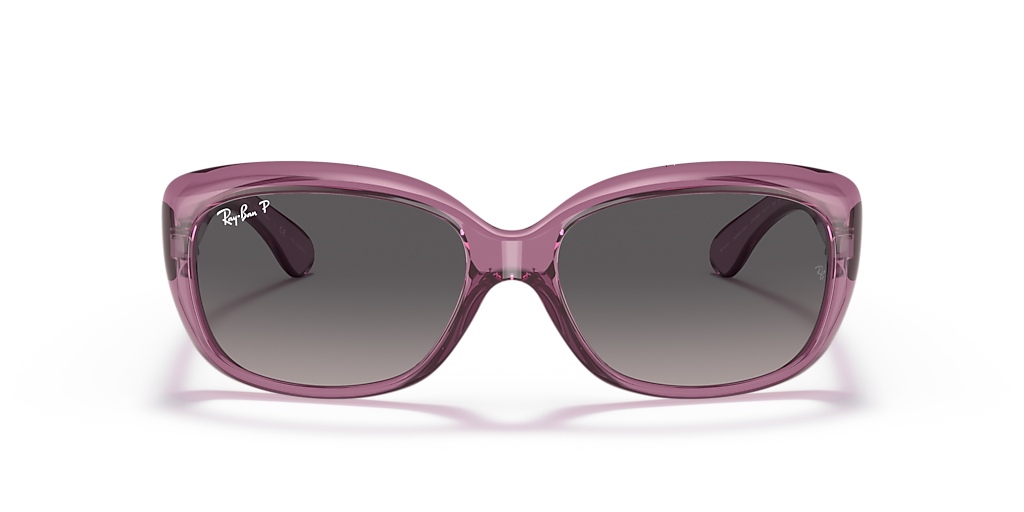 小物 Ray-Ban Sunglasses RB4104 601 Oval Frame Ray-Ban Jackie Ohh Transparent M (58 - 17) with Grey lenses and