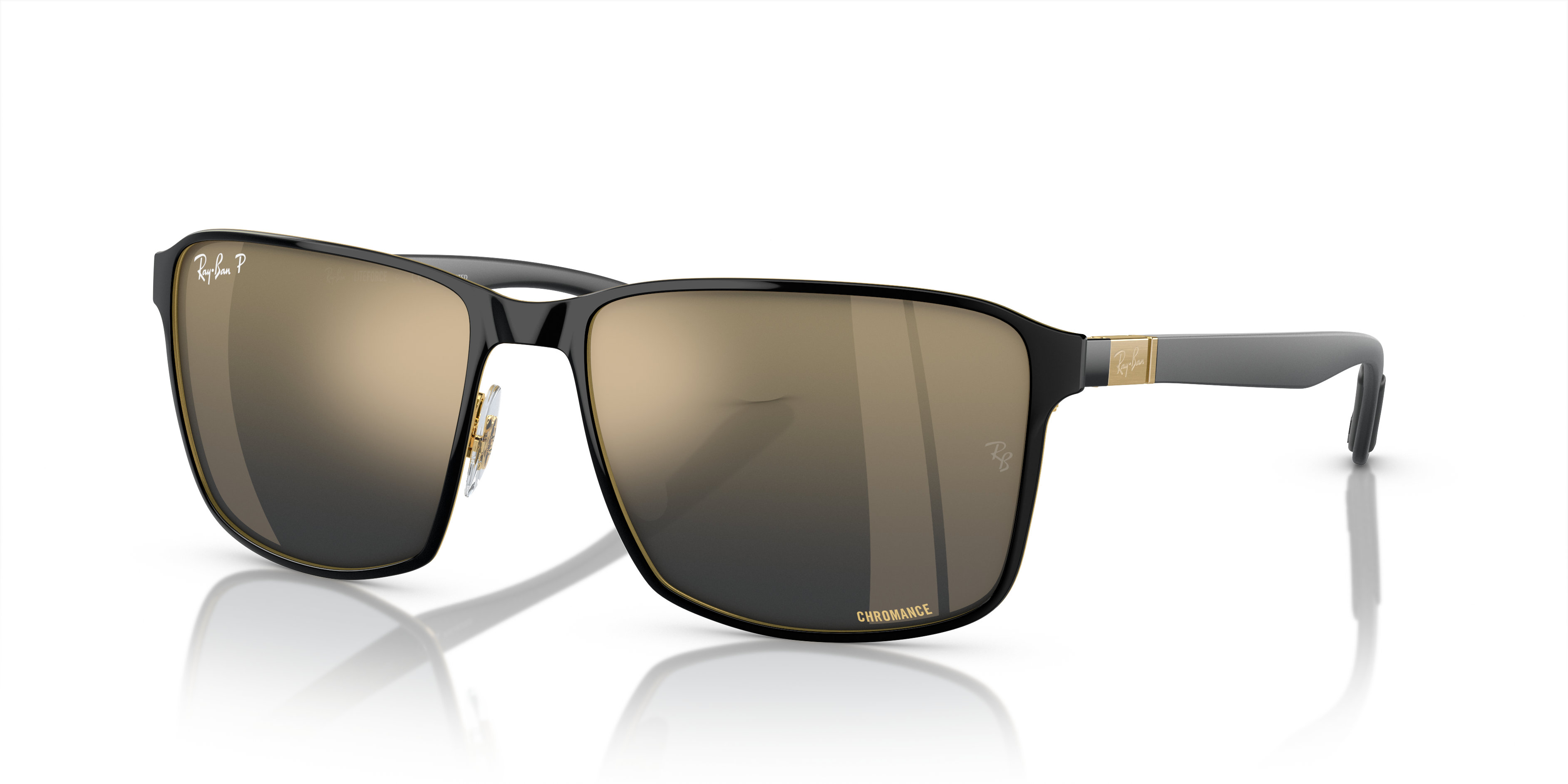 Ray-Ban RB3721 Polarized+ Lenses XXL (59 - 17) with Blue lenses