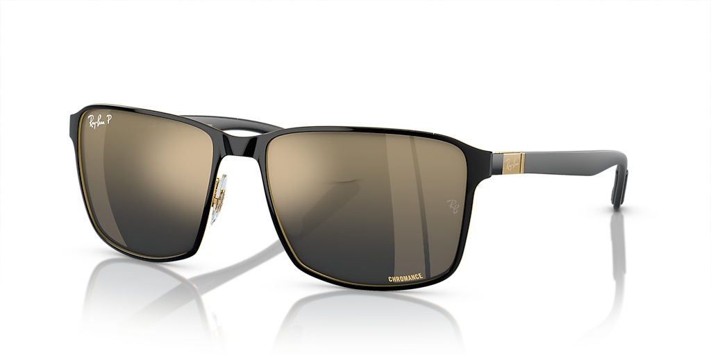 Ray-Ban RB3721 Polarized+ Lenses XXL (59 - 17) with Blue lenses