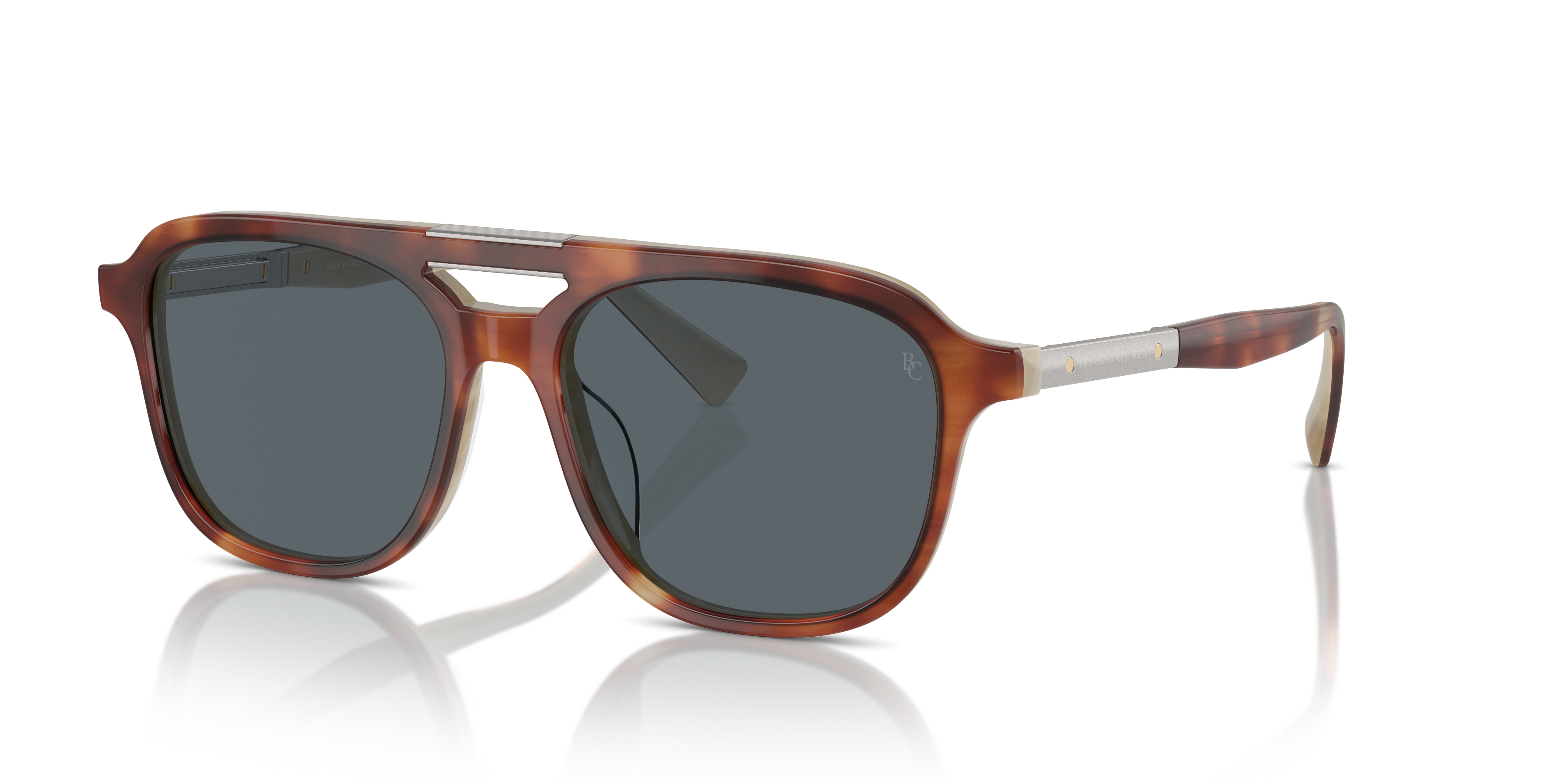 Brunello Cucinelli BC4001S XL (54 - 16) with Blue lenses and