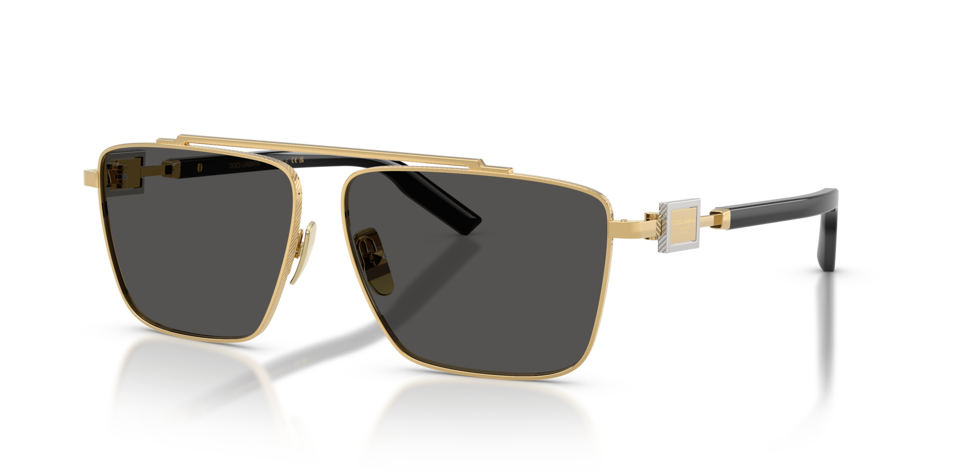 Dolce&Gabbana DG2336 XL (59 - 12) with Grey lenses and Gold frame