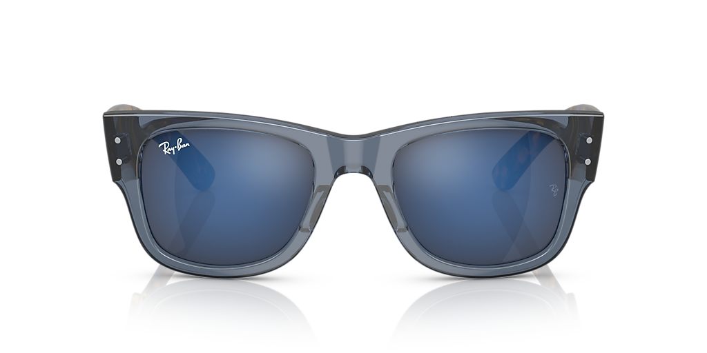 Ray-Ban Mega Wayfarer M (51 - 21) with Blue lenses and Blue frame