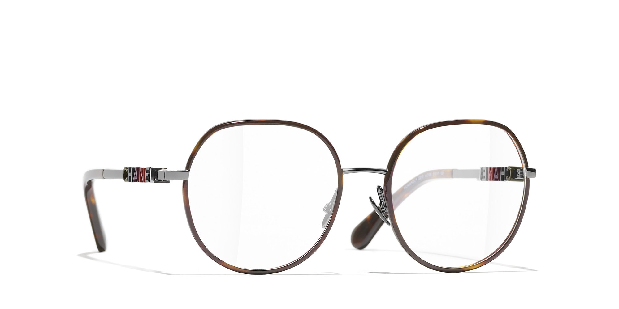 Chanel Woman Sunglass Pantos Eyeglasses CH2213 -  Frame color: Gunmetal, Lens color: Demo Lens