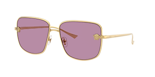 Versace VE2282 XL (59 - 15) with Violet lenses and Gold frame