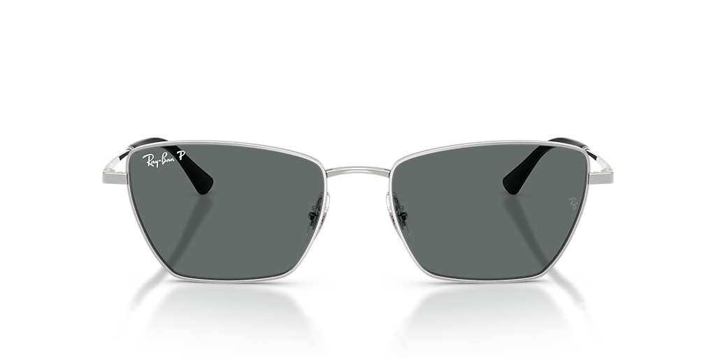 Ray-Ban Drea Bio-Based XXL (56 - 18) with Grey lenses and Silver