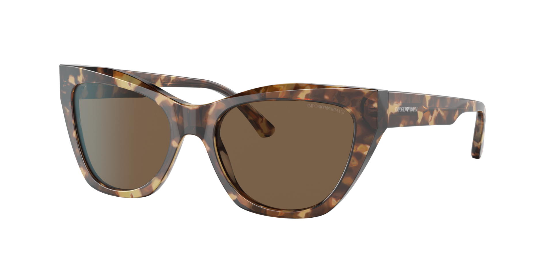 Emporio Armani Woman Sunglass EA4176 -  Frame color: Shiny Brown Havana, Lens color: Brown