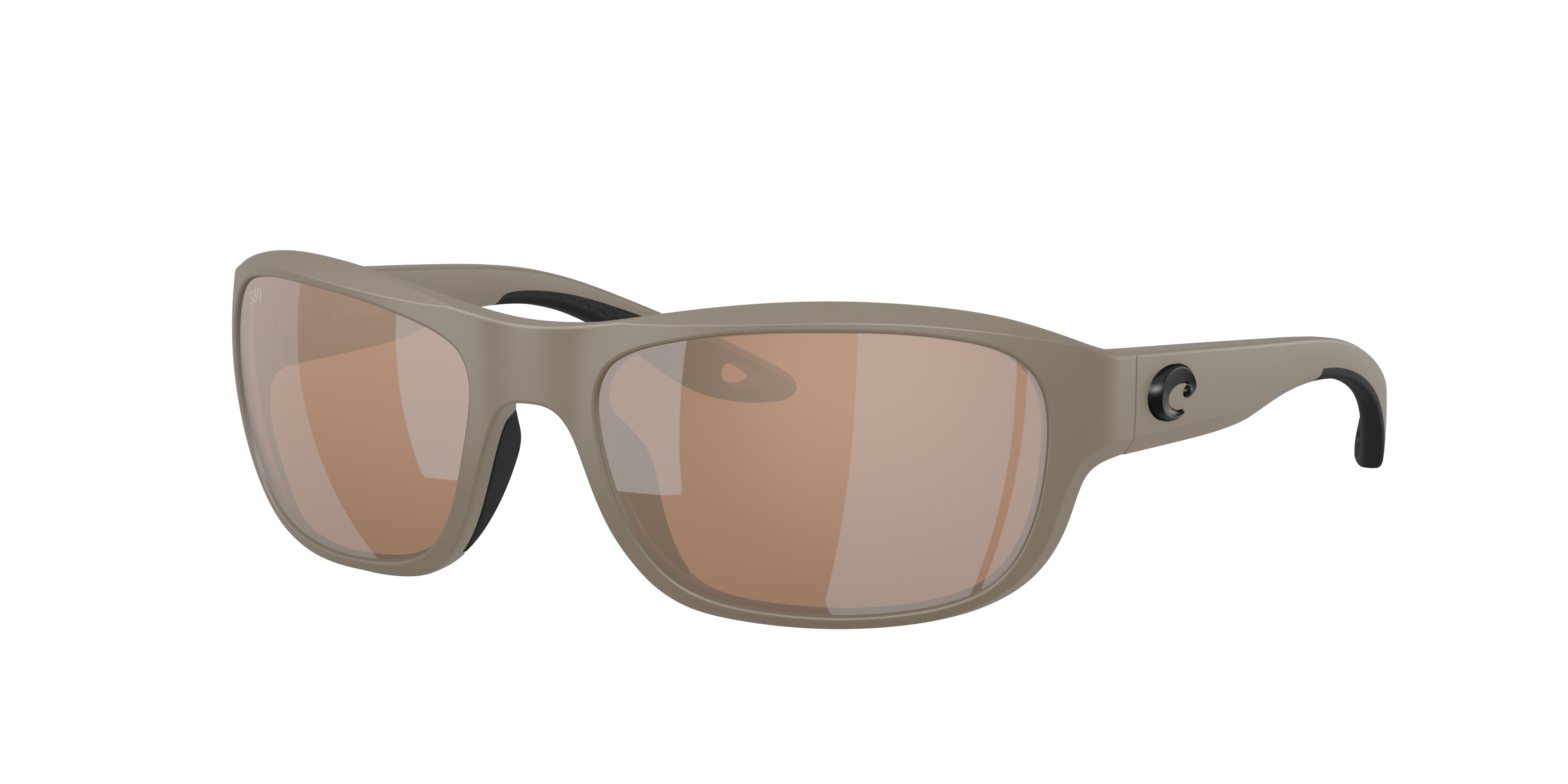 Costa Unisex Sunglass Clipperton -  Frame color: Matte Sand, Lens color: Copper Silver Mirror