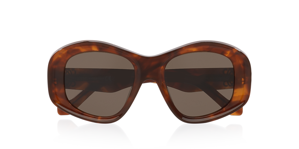 Loewe Silver Script Logo Sunglasses with Brown Lenses LOEWE x Paula main image 3