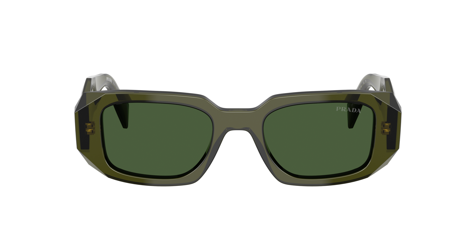 Prada PR 17WS S (49 - 20) with Green lenses and Green frame