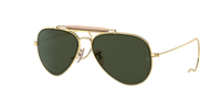 Ray-Ban Outdoorsman | Aviation Collection XL (58 - 14) with Green