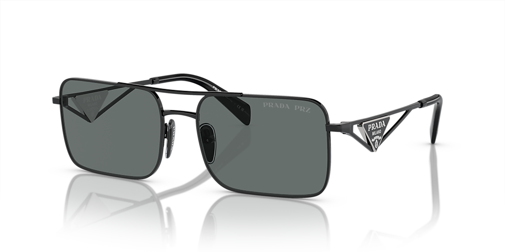 Prada PR A52S L (56 - 17) with Grey lenses and Black frame