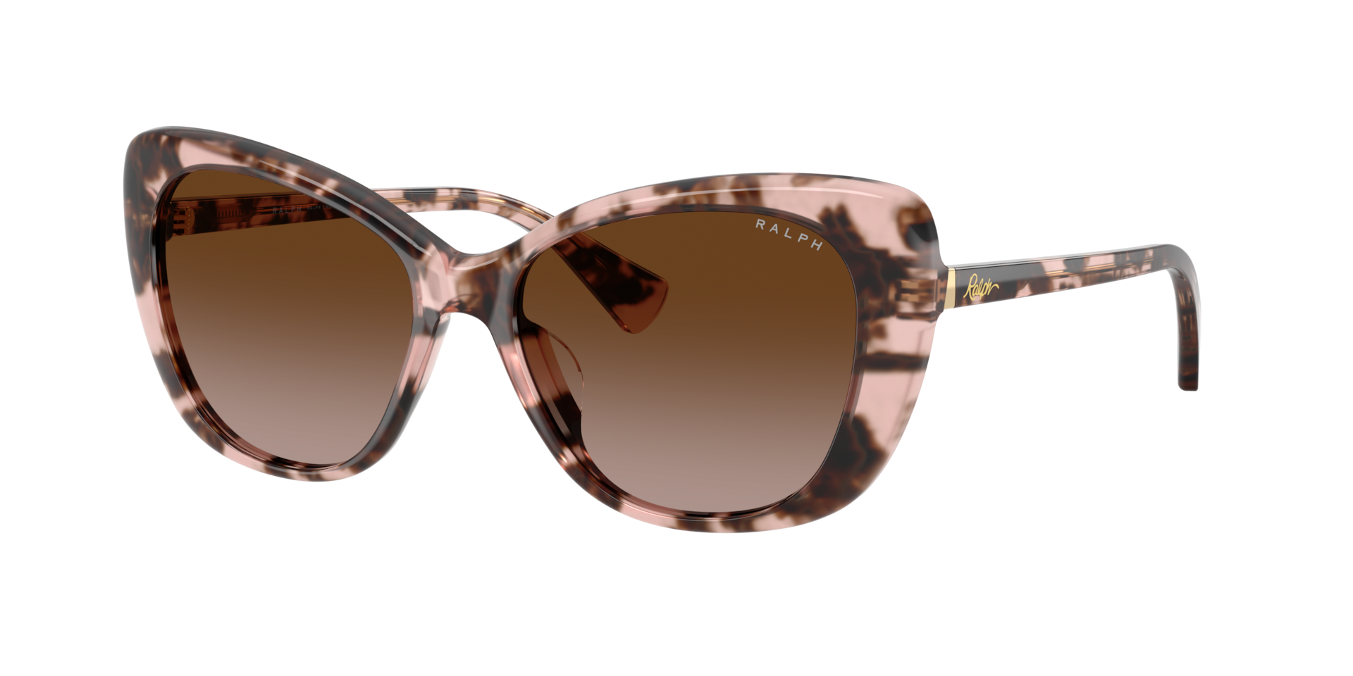 Ralph Femme Sunglass RA5329U - Couleur du Monture Havana rose brillant Couleur de Lentille Dgrad marron 109 €