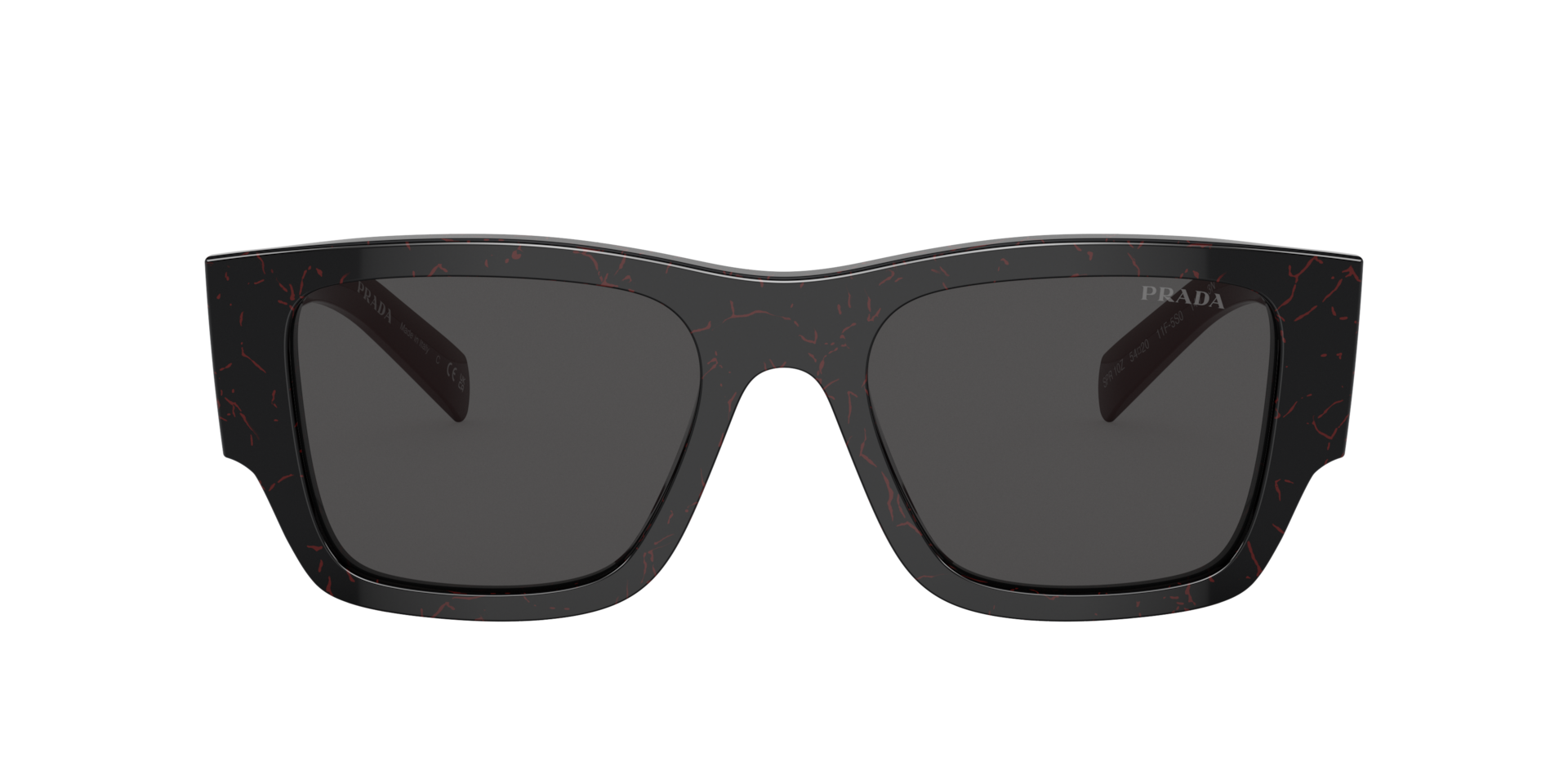 Prada PR 10ZS L (54 - 20) with Grey lenses and Black frame