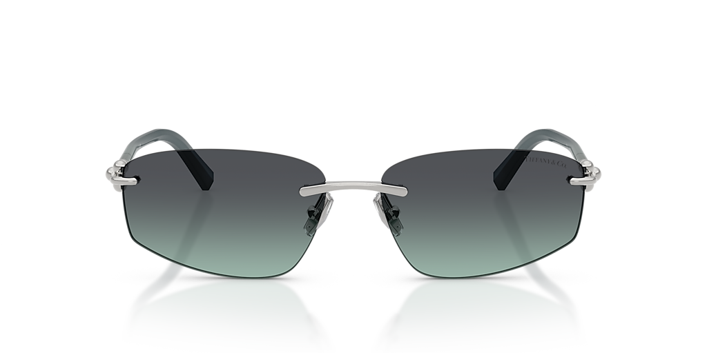 Tiffany & Co. TF3114 L (59 - 15) with Blue lenses and Silver frame