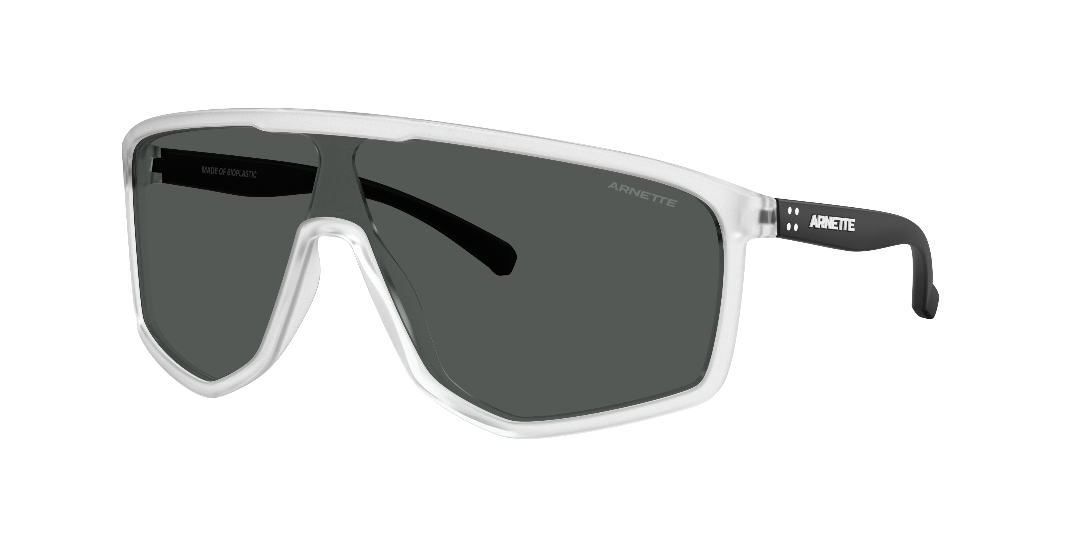 Arnette Man Sunglass Stripe-M -  Frame color: Matte Crystal, Lens color: Dark Grey