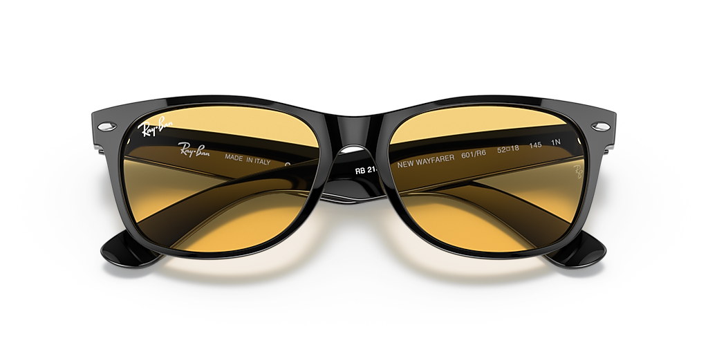 Ray-Ban New Wayfarer Classic M (55 - 18) with Yellow lenses and