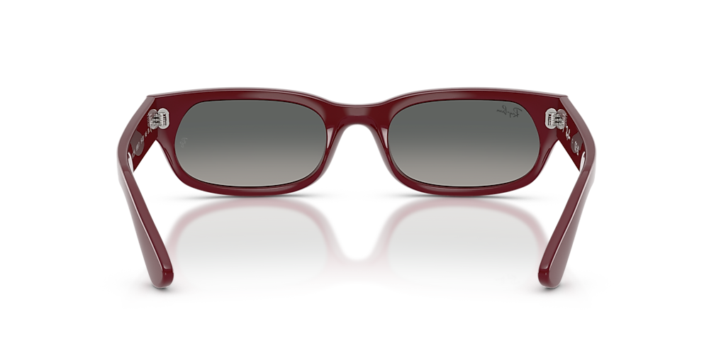 Ray-Ban RB2236 L (54 - 20) with Grey lenses and Red frame